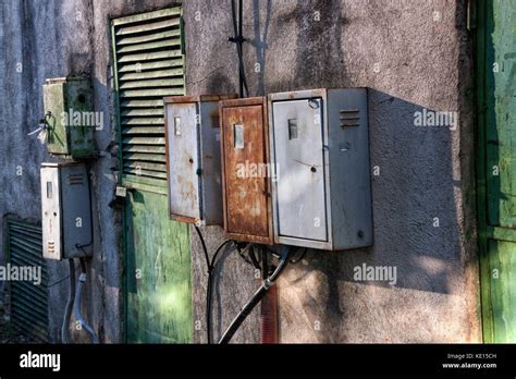 1950s outdoor electrical outlet box|old electrical box outlets.